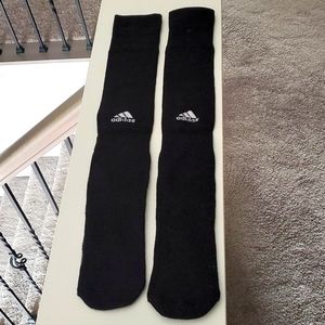 Adidas Baseball Socks - Black, Size LRGE